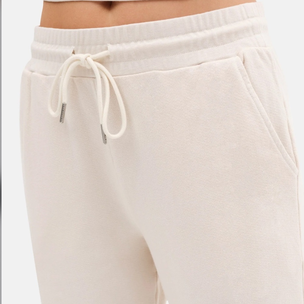 MATE the Label organic terry jogger in bone